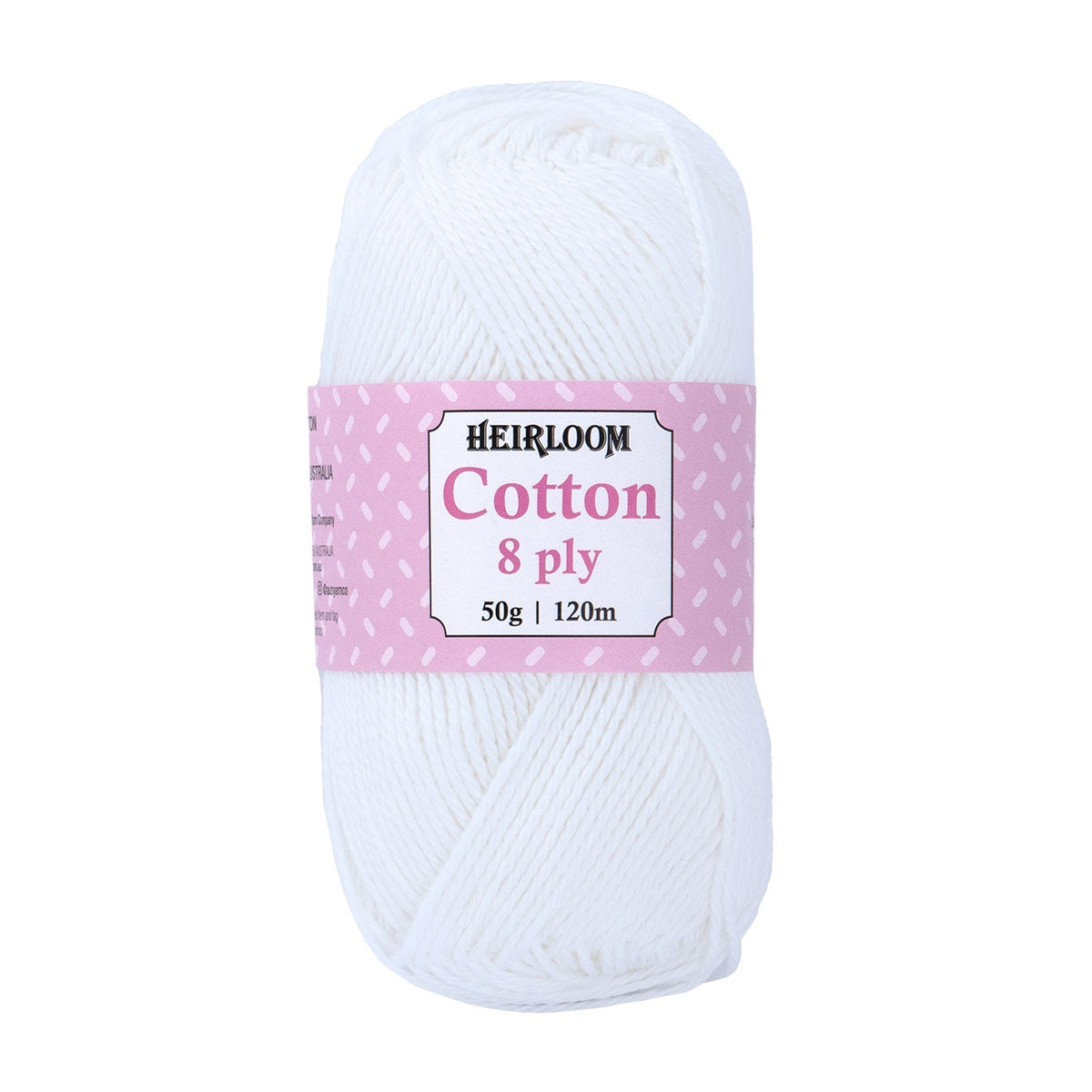 Heirloom Cotton 8ply SNOW