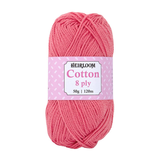Heirloom Cotton 8ply BLUSH