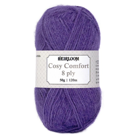 Cosy Comfort 8ply 50g Iris