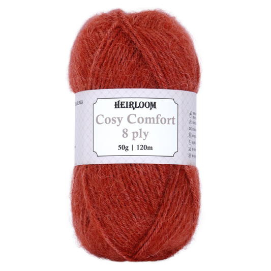 Cosy Comfort 8ply 50g Baked Earth