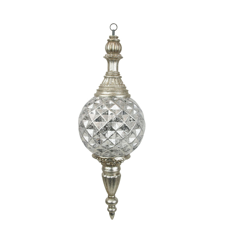 46cm Champagne Antique Finish Finial