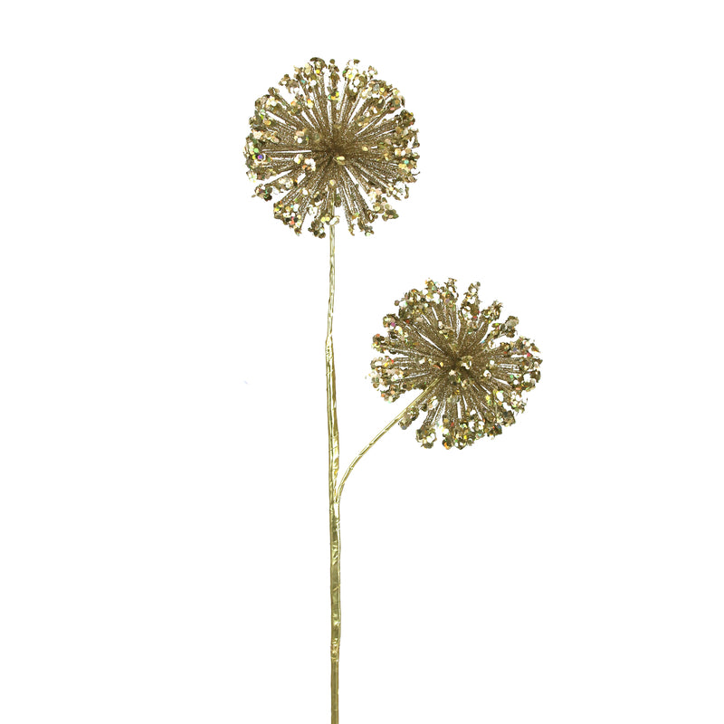 71cm Gold Starburst Stem