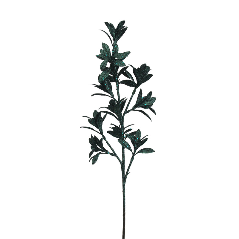 69cm Forest Green Leaf Stem