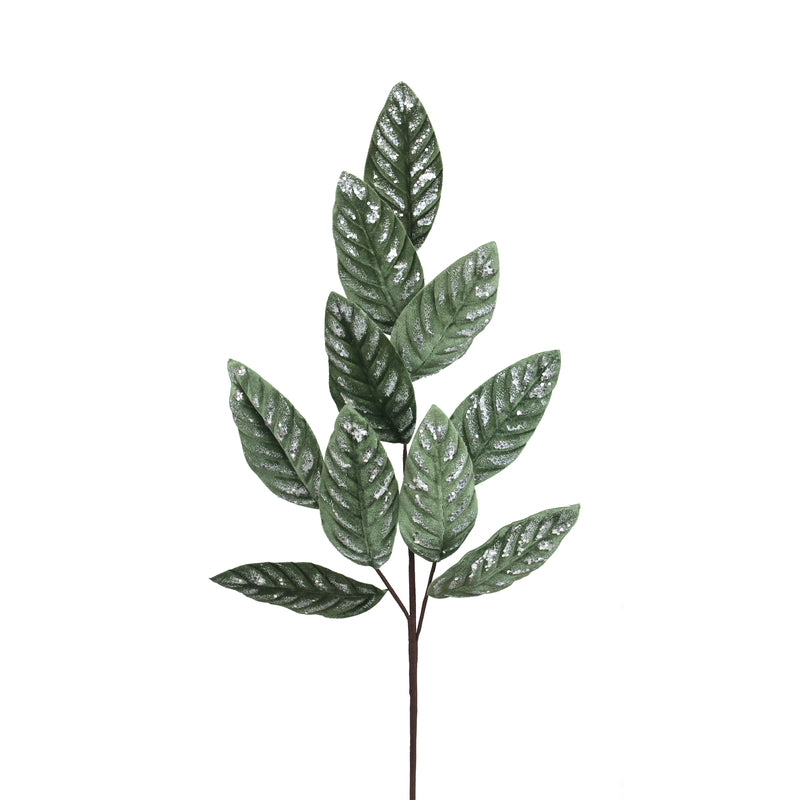 78cm Sage Velvet Leaf Stem