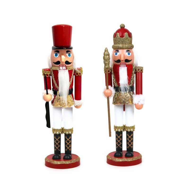 28cm Red Plastic Nutcracker