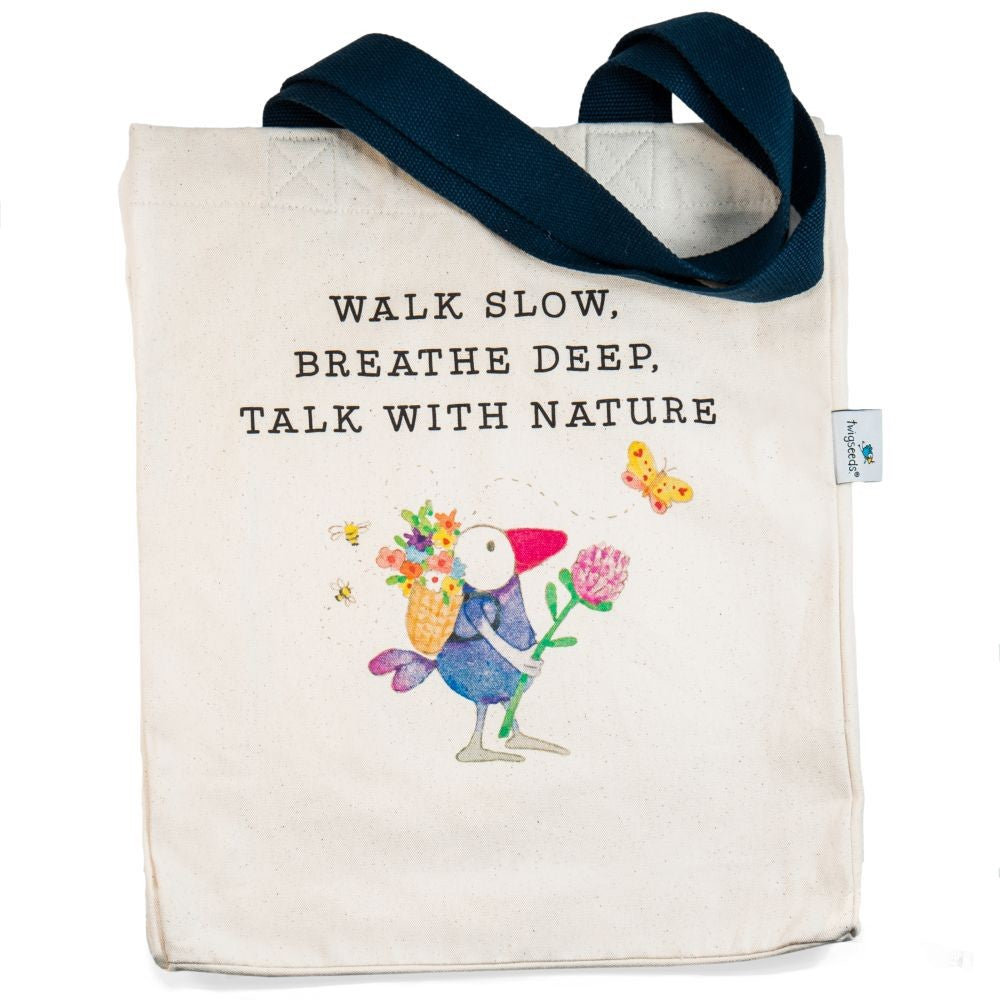 Breathe Twigseeds Tote Bag