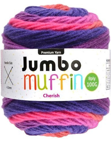 Muffin Yarn 8ply 200g Cherish