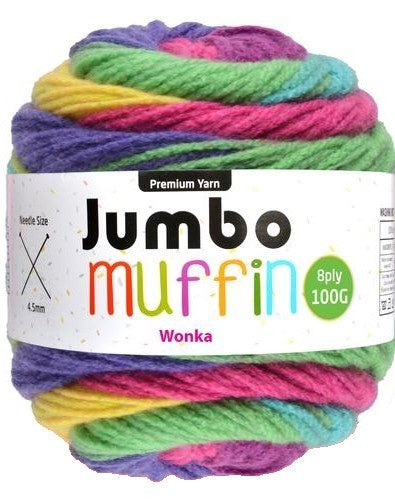 Muffin Yarn 8ply 200g Wonka