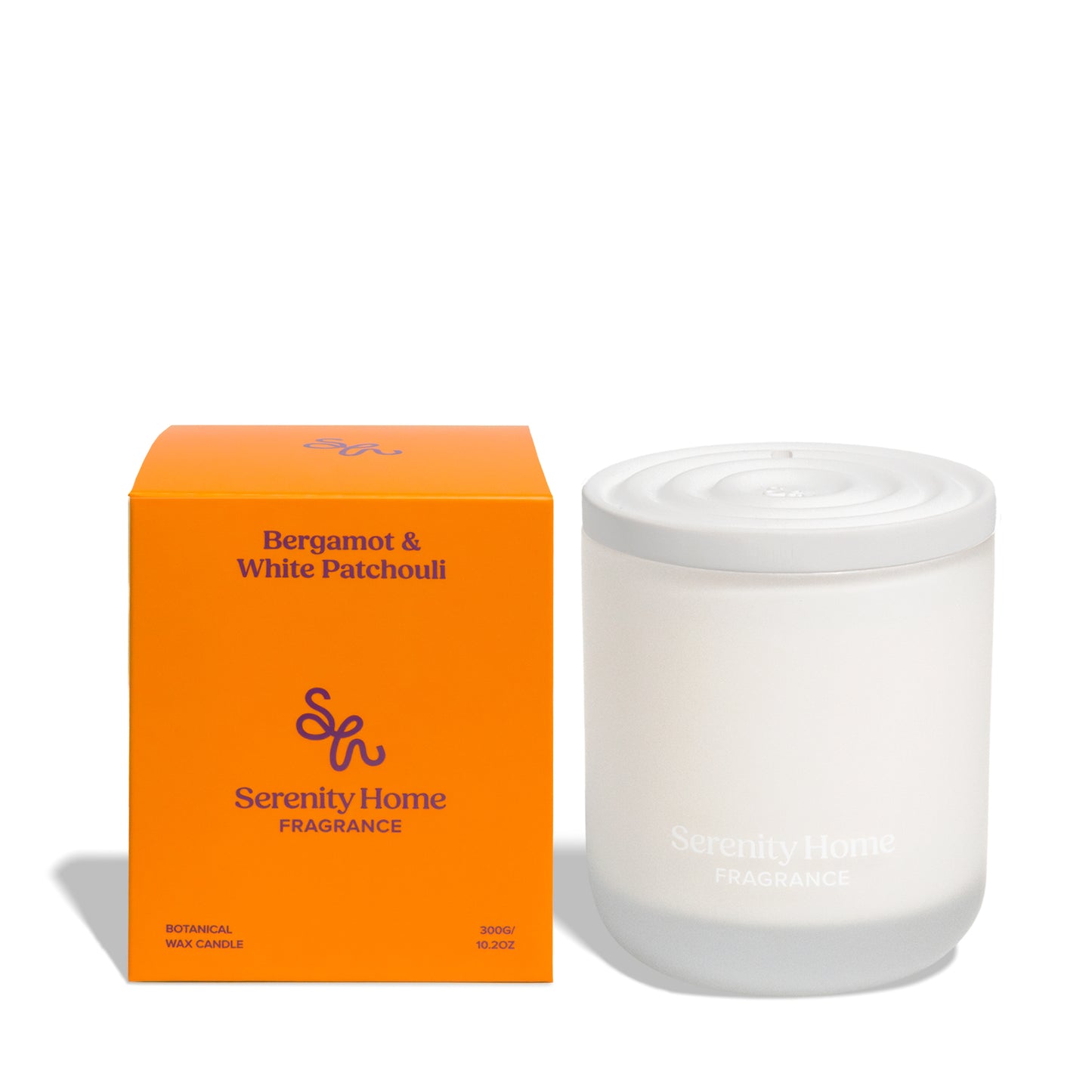 Serenity Home Candle 300g Bergamot & White Patchouli