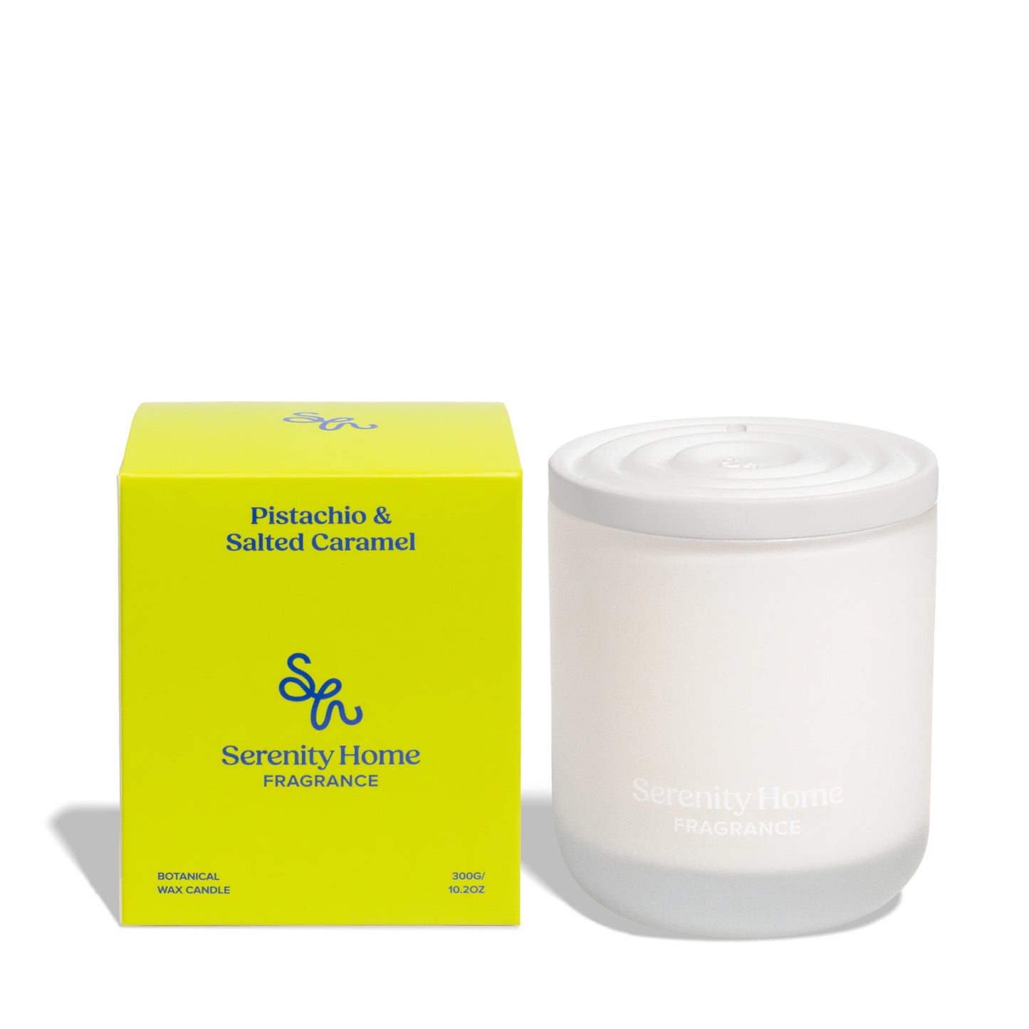 Serenity Home Candle 300g Pistachio & Salted Caramel