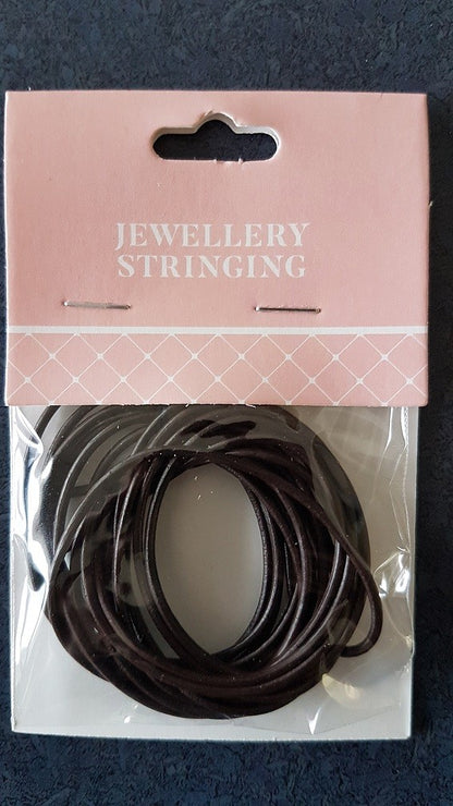 Genuine Leather Cord 1.5mm Brown 2m