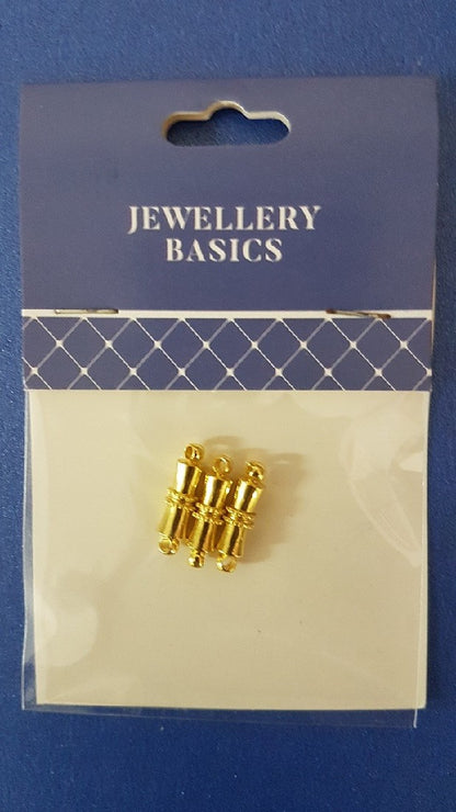 Clasp Magnetic Oblong Gold 3sets