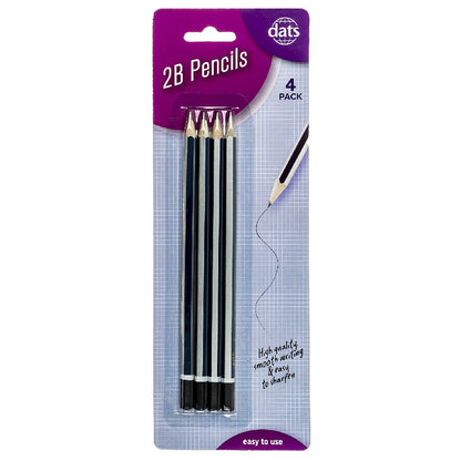 Pencils 4pk 2b